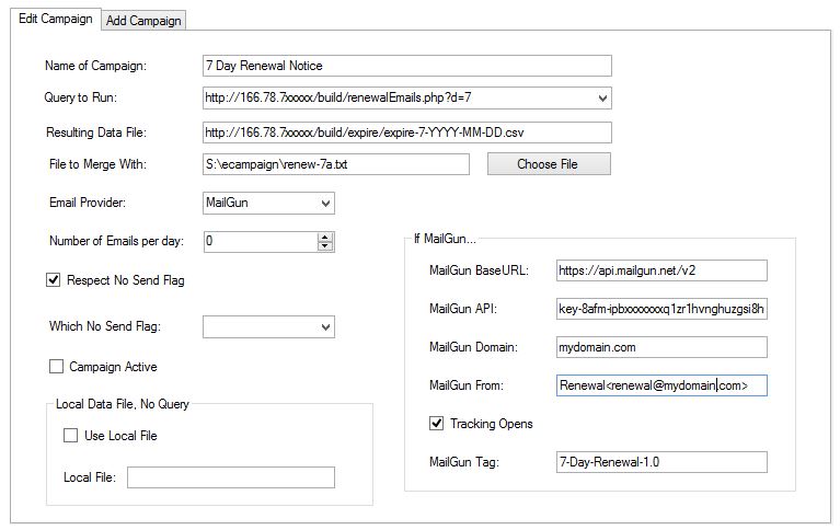 Keepmymembers application to send automated individual emails